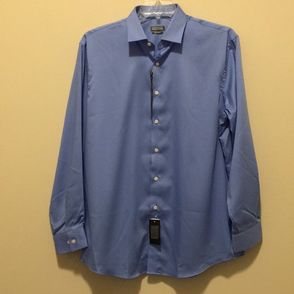 Kenneth Cole Reaction Button Up Long Sleeve Shirt - Picture 1 of 8